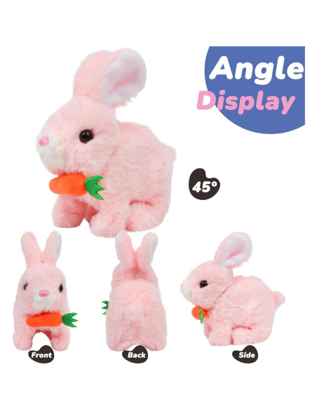 Conejo Saltarín Hopearl Rosa Interactivo 17,78 cm Conejo Saltarín Hopearl Rosa Interactivo 17,78 cm