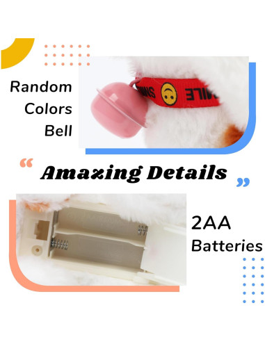 Perro Caminante Hopearl Juguete Interactivo Marrón 17,78 cm