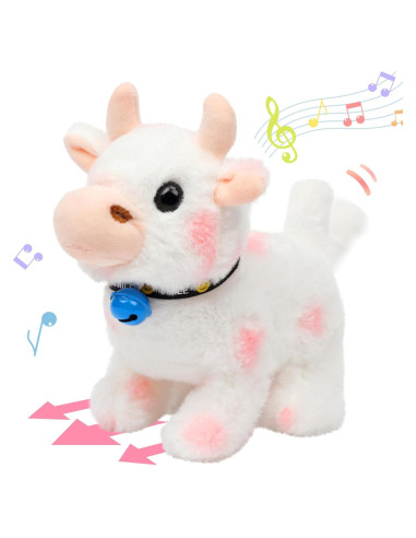 Vaca Caminante Hopearl Rosa 17.78 cm Interactiva