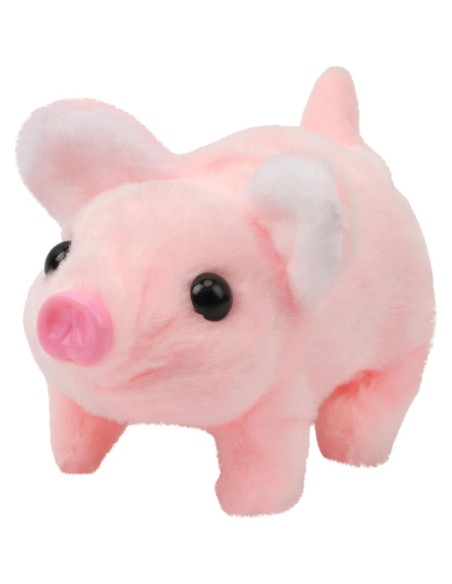 Cerdo Andante Hopearl Juguete Interactivo Rosa 20 cm Cerdo Andante Hopearl Juguete Interactivo Rosa 20 cm