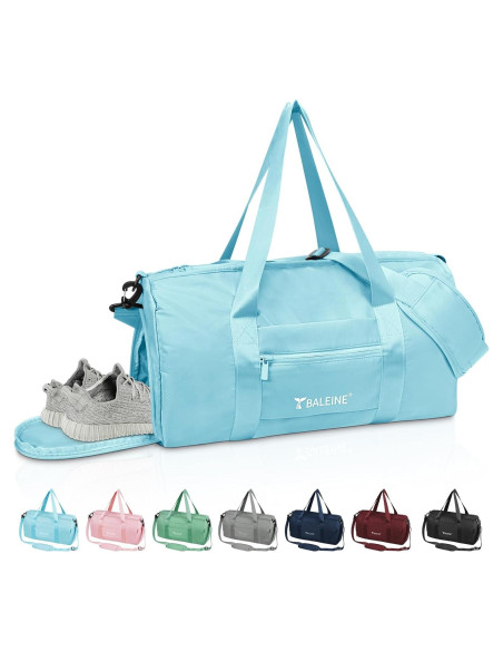 Bolsa de Deporte BALEINE Mediana Azul Impermeable 26.5L Bolsa de Deporte BALEINE Mediana Azul Impermeable 26.5L