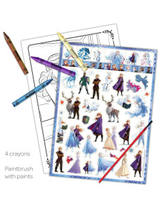 Libro de Actividades Frozen 2 Disney 128 Páginas con Pinturas 2