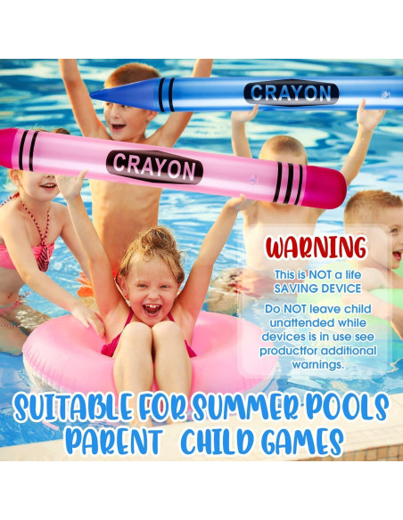 Raiten 3 Crayones Inflables Jumbo 104.9 cm Decoración Fiesta Raiten 3 Crayones Inflables Jumbo 104.9 cm Decoración Fiesta