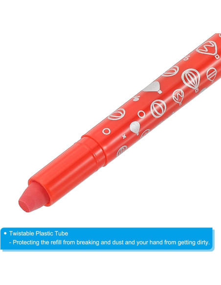 Crayones Acuarelables PATIKIL 12Pcs Lavables Rojo Oscuro Crayones Acuarelables PATIKIL 12Pcs Lavables Rojo Oscuro