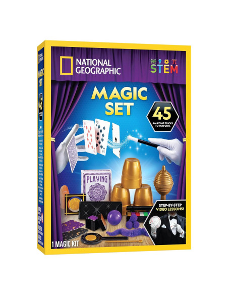 Juego de Magia National Geographic Kids - 45 Trucos para Niños Juego de Magia National Geographic Kids - 45 Trucos para Niños