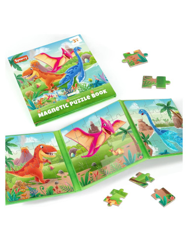 Rompecabezas Magnético Dinosaurios SYNARRY 20 Piezas 3-5 Años