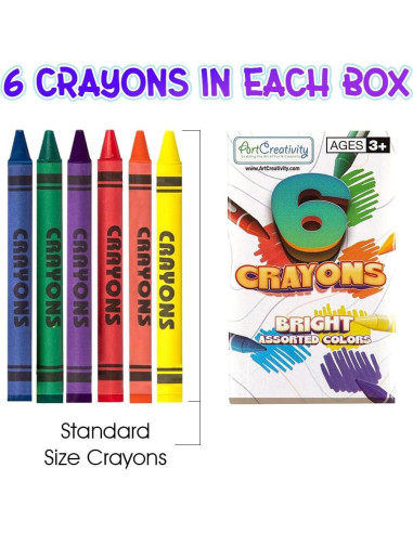 Conjunto de Crayones ArtCreativity 50 Paquetes 300 Crayones