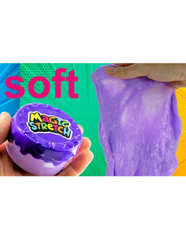 JA-RU Slime Jumbo Stretchy Putty Colorido 121g + Pelota
