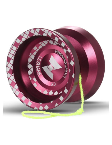 Yoyo LESHARE X3 Profesional No Responsivo Rojo 5.58cm