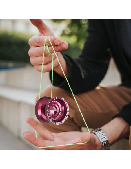 Yoyo LESHARE X3 Profesional No Responsivo Rojo 5.58cm Yoyo LESHARE X3 Profesional No Responsivo Rojo 5.58cm