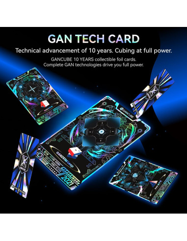 Cubo de Velocidad GAN 251 M Leap 10 Aniversario 2x2 Magnético