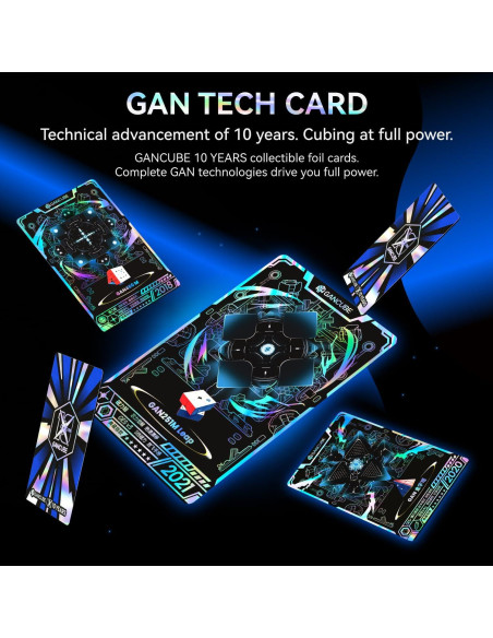 Cubo de Velocidad GAN 251 M Leap 10 Aniversario 2x2 Magnético Cubo de Velocidad GAN 251 M Leap 10 Aniversario 2x2 Magnético