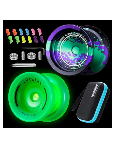 Yoyo Profesional MAGICYOYO V12 + K2 Verde Brillante Yoyo Profesional MAGICYOYO V12 + K2 Verde Brillante