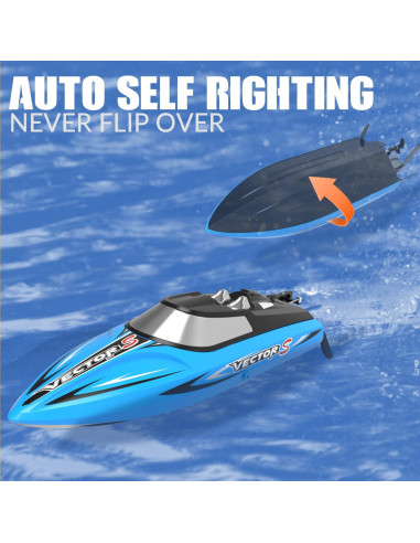 Barco RC Vector SR48 EXHOBBY 45.7cm 30MPH Azul