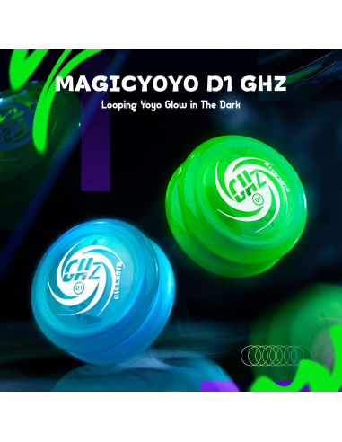 Yo-yo MAGICYOYO D1 GHZ Brilla en la Oscuridad 2 Piezas