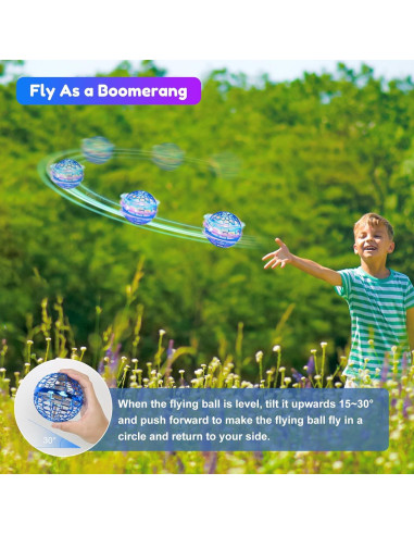 Bola Voladora FLYNOVA Orb 2023 Azul - Juguete Dron para Niños