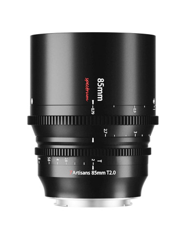 Lente Cine 85mm T2.0 7artisans para Sony A7 - Enfoque Manual