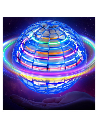 Bola Orbital Voladora WHATOOK Azul - Juguete Flotante LED
