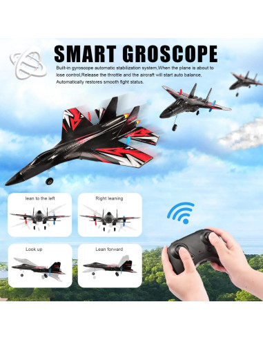 Avión RC SU27 RoofWorld Control Remoto 2.4GHz Estable