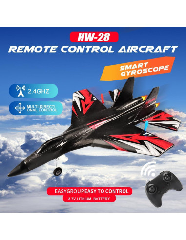 Avión RC SU27 RoofWorld Control Remoto 2.4GHz Estable