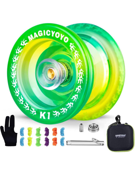 Yoyo MAGICYOYO K1 Responsivo para Niños + Guante + Cuerdas Yoyo MAGICYOYO K1 Responsivo para Niños + Guante + Cuerdas