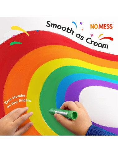 Palitos de Pintura Tempera TMOL 12 Colores Lavables para Niños