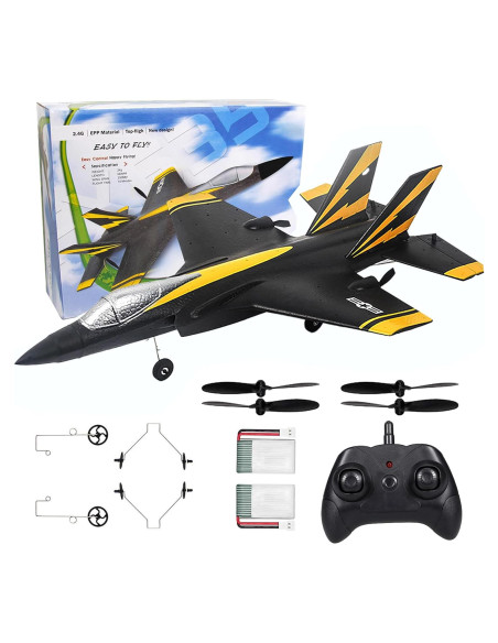 Avión RC Eayaele F-35 Control Remoto 36x26cm Negro Avión RC Eayaele F-35 Control Remoto 36x26cm Negro