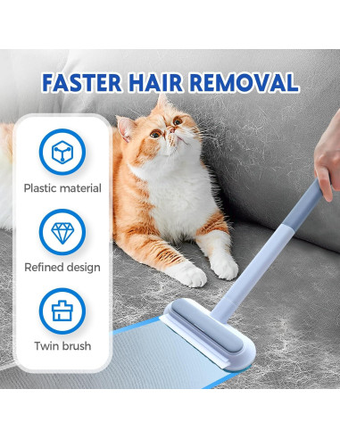 Removedor de Pelo de Mascotas Pousbo GZJQ-1 Lavable 4 en 1