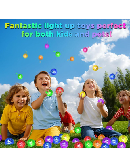 36 Pelotas Iluminadas SHQDD 6 Colores 6.5 cm Juguetes 36 Pelotas Iluminadas SHQDD 6 Colores 6.5 cm Juguetes