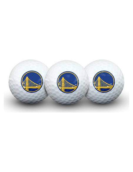 Paquete de 3 pelotas de golf Team Effort NBA Warriors Paquete de 3 pelotas de golf Team Effort NBA Warriors