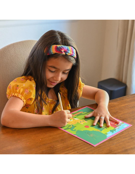 Papel Mágico para Raspar Granja Learning Advantage - 10 Escenas Papel Mágico para Raspar Granja Learning Advantage - 10 Escenas