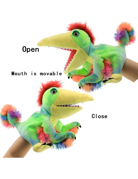 Títere de Mano Dinosaurio Qunze Toys 19x17.9 cm para Niños Títere de Mano Dinosaurio Qunze Toys 19x17.9 cm para Niños