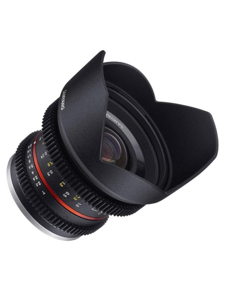 Lente de Cine Samyang 12mm T2.2 VDSLR para Fuji X Lente de Cine Samyang 12mm T2.2 VDSLR para Fuji X
