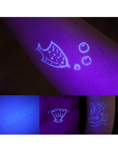 BONNYCO Paquete 16 Bolígrafos Tinta Invisible Sirena