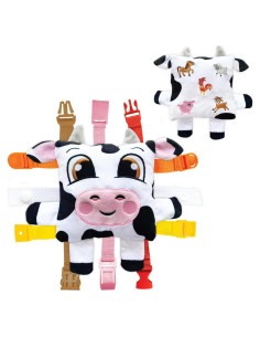 Juguete de Peluche Vaca Bessie Buckle Toys Montessori 15cm