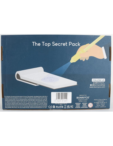 BONNYCO Paquete 32 Bolígrafos Tinta Invisible y Cuaderno
