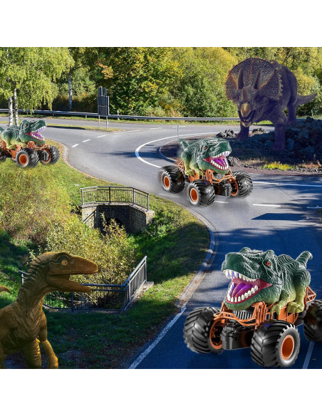 Coche Dinosaurio RC Bennol T-Rex con Luz y Sonido Coche Dinosaurio RC Bennol T-Rex con Luz y Sonido