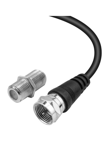Cable Coaxial de Extensión 4.57m Leadsign con Acoplador F-Type Cable Coaxial de Extensión 4.57m Leadsign con Acoplador F-Type