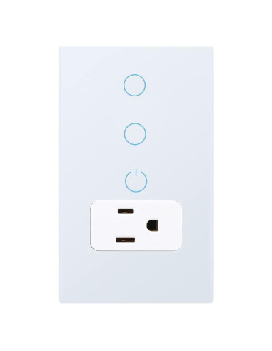 Interruptor de luz táctil inteligente y enchufe WiFi KEYGMA 15A
