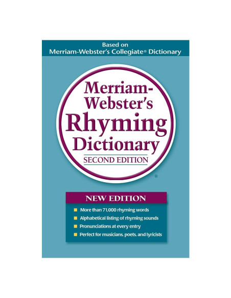 Merriam-Webster's Rhyming Dictionary, Second Edition, Trade Paperback Merriam-Webster's Rhyming Dictionary, Second Edition, Trade Paperback