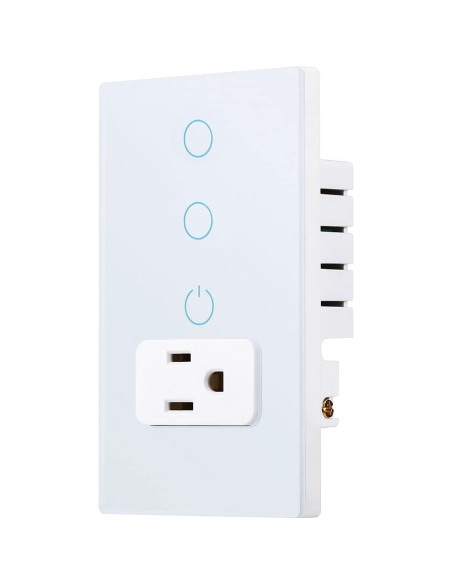 Interruptor de luz táctil inteligente y enchufe WiFi KEYGMA 15A Interruptor de luz táctil inteligente y enchufe WiFi KEYGMA 15A