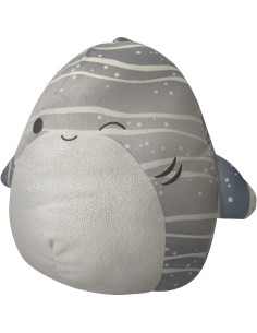 Squishmallows Original Sachie Tiburón Ballena 35.5 cm Gris 2