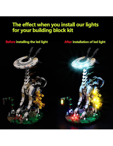 Kyglaring Kit Iluminación LED para Lego Tallneck 76989