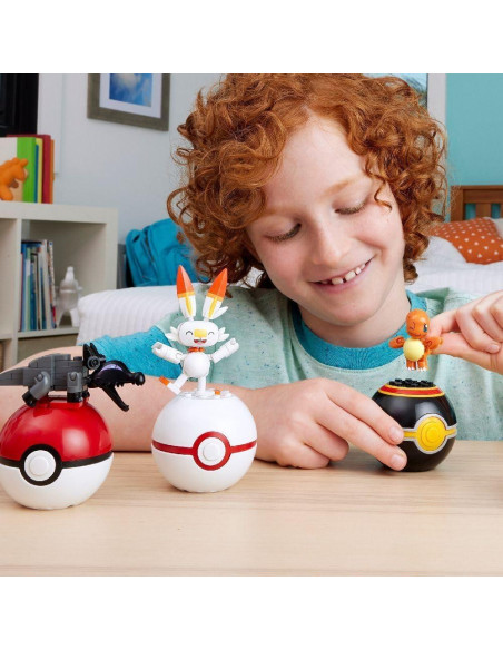 Set de Juguetes de Construcción MEGA Pokémon Fuego 105 Piezas Set de Juguetes de Construcción MEGA Pokémon Fuego 105 Piezas