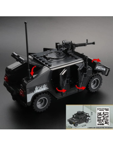 Bloques de Construcción Militar GUANGDONG 4 en 1 con Soldados