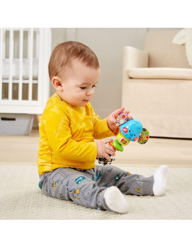 Sonajero Interactivo VTech Perrito 5.1x13.5cm para Bebés