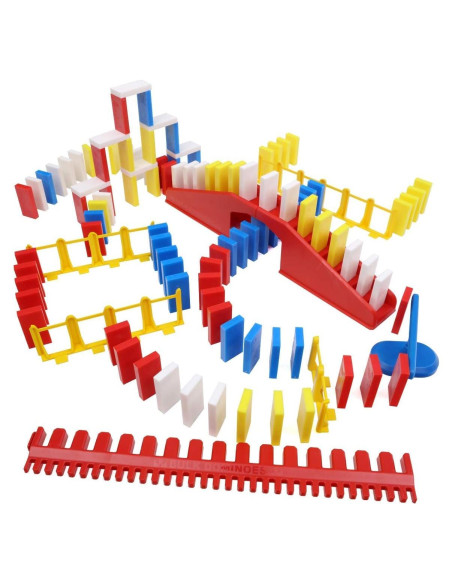 Kit de Dominós Pro Bulk | Juguete STEM Básico 100 Piezas Kit de Dominós Pro Bulk | Juguete STEM Básico 100 Piezas