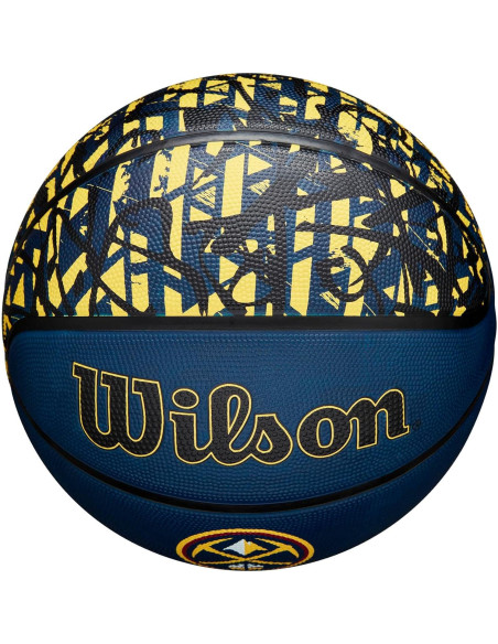 Balón de Baloncesto Wilson Denver Nuggets Tamaño 7 74.93 cm Balón de Baloncesto Wilson Denver Nuggets Tamaño 7 74.93 cm