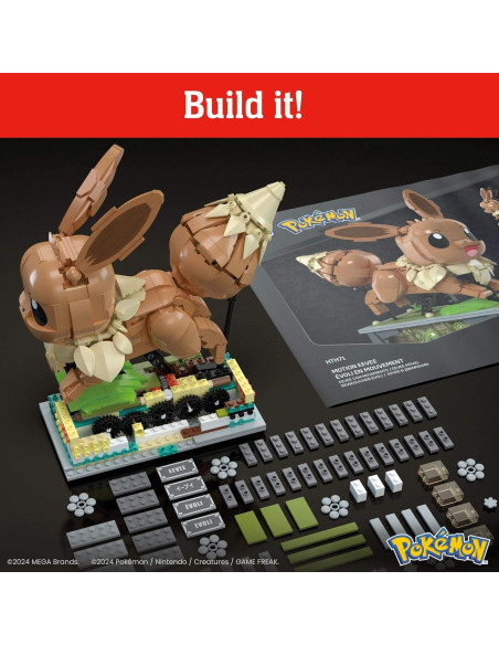 Figura de Acción MEGA Pokémon Eevee 1366 Piezas con Movimiento Figura de Acción MEGA Pokémon Eevee 1366 Piezas con Movimiento