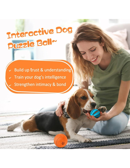 Juguetes Interactivos para Perros HIPPIH - 2 Pelotas de Golosinas Juguetes Interactivos para Perros HIPPIH - 2 Pelotas de Golosinas